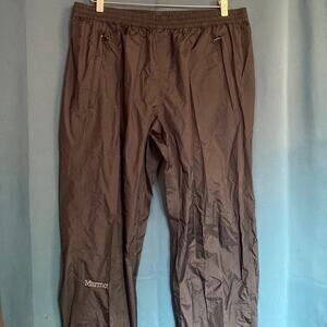 Marmot Black PreCip Eco Full Zip Pants